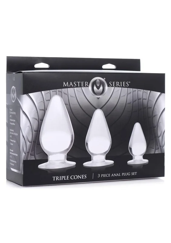 Master Series Triple Cones Anal Plug